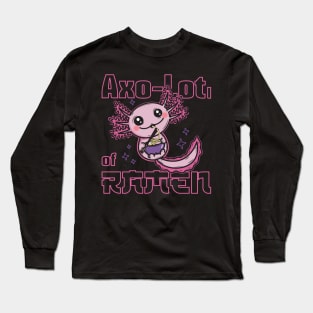 Axolotr ramen lot of ramen Long Sleeve T-Shirt